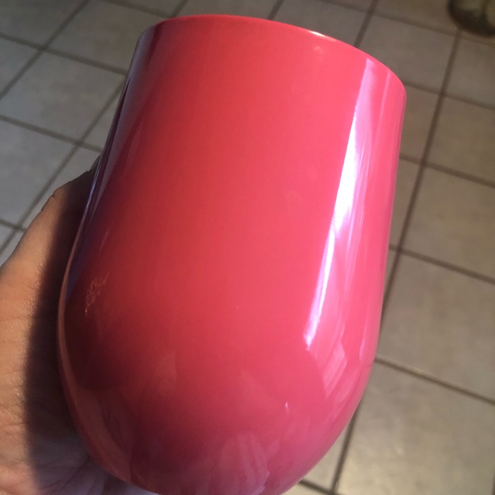 Swig Coral Pink Stainless steel wine cup